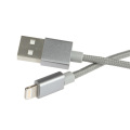 Novo cabo de dados USB de carregamento de nylon rápido 8pin para iPhone